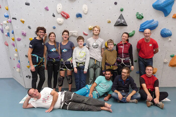 Gruppe Klettern - Kletterschl&uuml;mpfe - Klettern f&uuml;r Menschen mit und ohne Handicap 