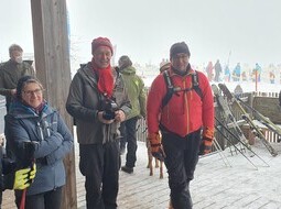 Treffpunkt und Gruppeneinteilung am Haus der Natur, Naturschutzzentrum Feldberg