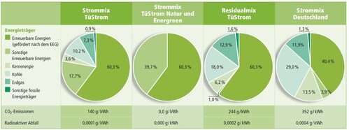 TueStrom Kennzeichnung 2019