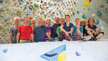 Gruppe Bouldern - Die Betablocker - Bouldern 60+