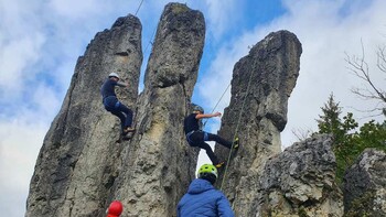 Tourenbericht  - Klettern und Wandern in der Fr&auml;nkischen Schweiz 