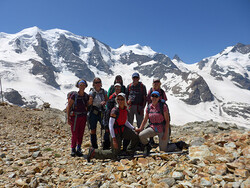 Foto-9 vor dem Piz Palü