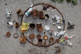 Müll vom Plattenjoch; Foto Sabine Gottwald