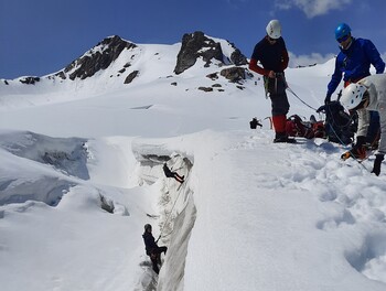Tourenbericht Bergsteigen - Basiskurs Gletscher/Hochtour Pitztal &ndash; 2023