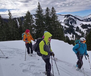 Tourenbericht - Ausfahrt ins Ostertal mit Tourenski und Schneeschuhen