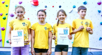 Wettkampfklettern - Erfolgreiches Heimspiel beim BaW&uuml; Kids Cup im B12