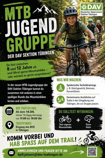 Wir suchen Dich! - NEU MTB Jugend Gruppe (8-12)