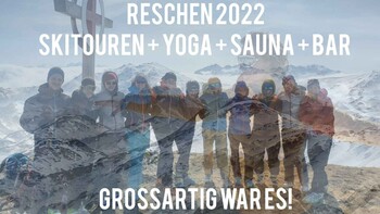 Tourenbericht  - Skitour und Yoga