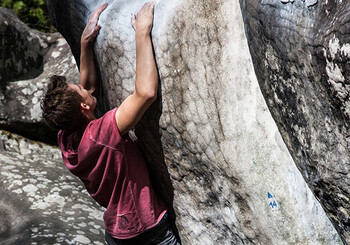 Tourenbericht Bouldern - DAV T&uuml;bingen macht Bleau