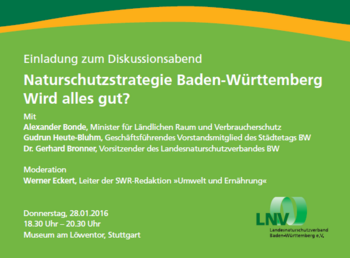 Natur und Umwelt - 28.01.2016 - LNV - Naturschutzstrategie BW