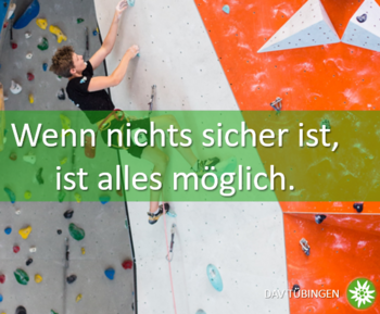 &quot;Wenn nichts sicher ist, ist alles m&ouml;glich&quot; - Leistungssport beim DAV T&uuml;bingen