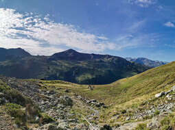 2. Unterwegs zwischen Heilbronner und Wormser Hütte.