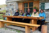 Umweltgruppe auf der Alpe Garnera