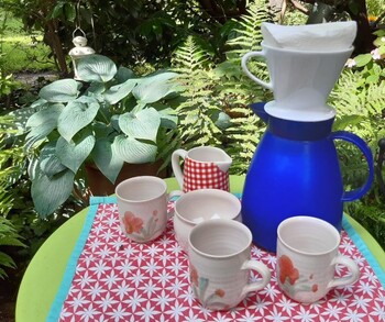Ideen f&uuml;r Unterwegs - Kaffeefilter aus K&uuml;chenpapier