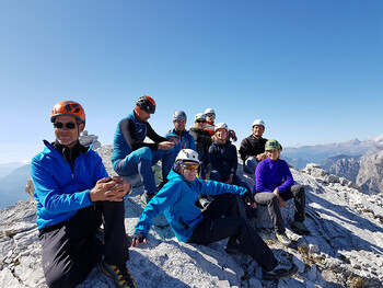 Tourenbericht Bergsteigen - Dolomiten Sahneschnitten	